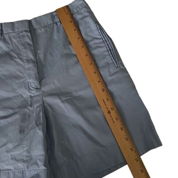 Brooks Brothers Light Blue 100% Cotton Front Back Pockets Women's Shorts Size 6 - Picture 4 of 13